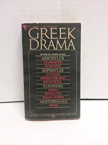 Imagen de archivo de Greek Drama a la venta por Hay-on-Wye Booksellers