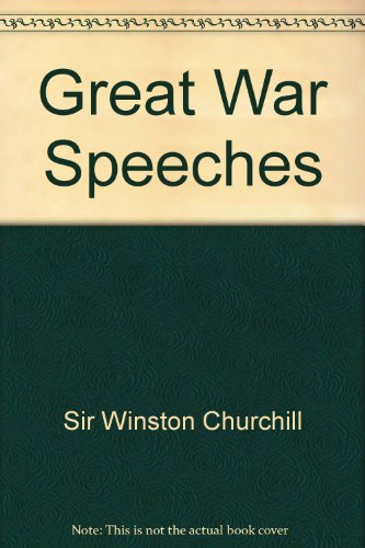 Stock image for Great War Speeches for sale by WorldofBooks
