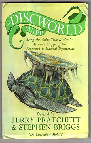 Beispielbild fr The Discworld Mapp. Farbige Karte und Begleitheft: Being the Onlie True and Mostlie Accurate Mappe of the Fantastyk and Magical Dyscworlde zum Verkauf von medimops