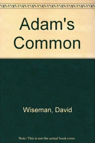 Stock image for Adam's Common for sale by WorldofBooks