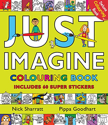 9780552563574: Just Imagine: Colouring Book with Stickers
