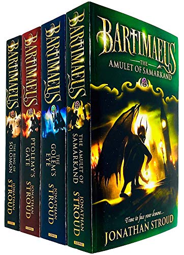 Beispielbild fr The Bartimaeus Sequence Series 4 Books Collection Set by Jonathan Stroud (Amulet of Samarkand, Golem's Eye, Ptolemy's Gate & Ring of Solomon) zum Verkauf von WorldofBooks