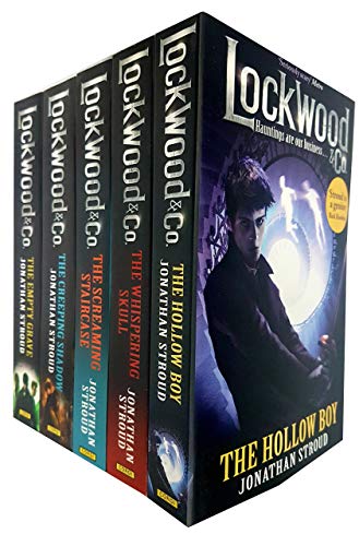 Imagen de archivo de Lockwood and Co Series 5 Books Collection Set by Jonathan Stroud (The Screaming Staircase, The Whispering Skull, The Hollow Boy, The Creeping Shadow, The Empty Grave) a la venta por Revaluation Books