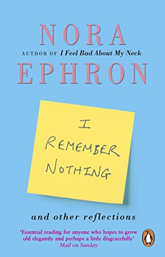 Beispielbild fr I Remember Nothing and other reflections: Memories and wisdom from the iconic writer and director zum Verkauf von WorldofBooks