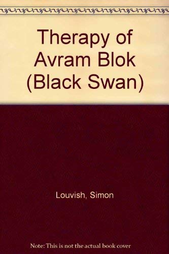 9780552992367: Therapy of Avram Blok (Black Swan S.)