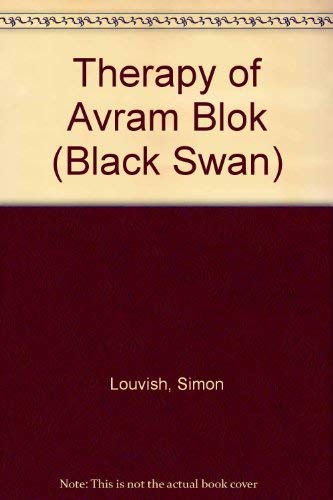9780552992367: Therapy of Avram Blok (Black Swan)