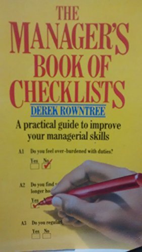 Stock image for The Manager's Book of Checklists for sale by WorldofBooks
