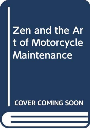 9780552993784: ZEN AND THE ART OF MOTORCYCLE MAINTENANCE: An Enquiry Into Values