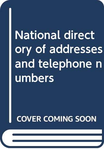 Beispielbild fr National Directory of Addresses and Telephone Numbers zum Verkauf von ThriftBooks-Atlanta