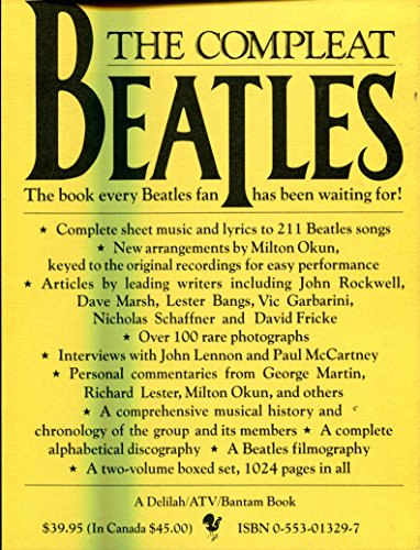 Beispielbild fr The Compleat Beatles, Volumes One and Two zum Verkauf von Moe's Books