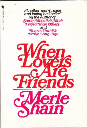 Beispielbild fr When Lovers Are Friends zum Verkauf von Half Price Books Inc.
