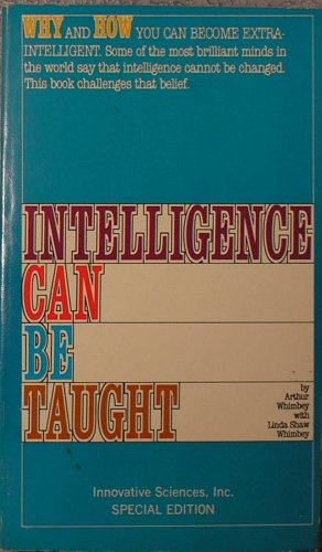 Stock image for Intelligence can be taught for sale by ThriftBooks-Atlanta