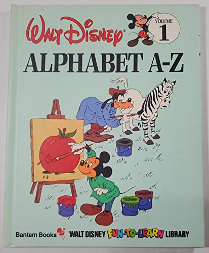 9780553055016: Alphabet A-Z (Disney's Fun-to-Read Library, Vol. 1)