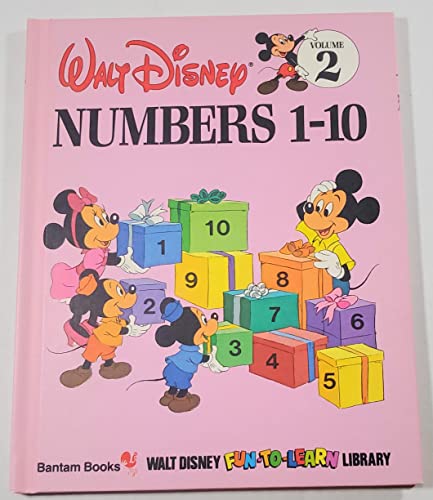 Beispielbild für Numbers 1-10 (Walt Disney Library, Volume 2) zum Verkauf von Hippo Books