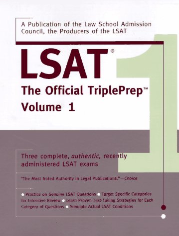 Stock image for LSAT: Triple Prep Volume 1 for sale by HPB Inc.