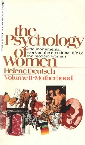 Stock image for Volume II-Motherhood (the Psychology of Women, Volume II -Motherhood) for sale by ThriftBooks-Dallas