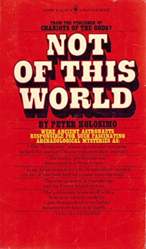 Beispielbild fr Not of This World zum Verkauf von Better World Books