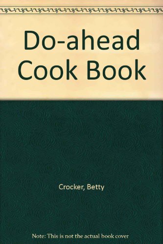 9780553079449: Do-ahead Cook Book