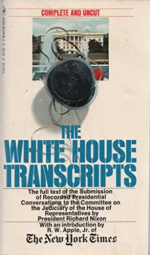 Imagen de archivo de The White House Transcripts a la venta por Wonder Book