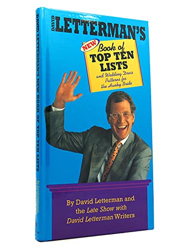9780553102437: David Letterman's New Book of Top Ten Lists and Wedding Dress Patterns for the Husky Bride (David Letterman's Book of Top Ten Lists)