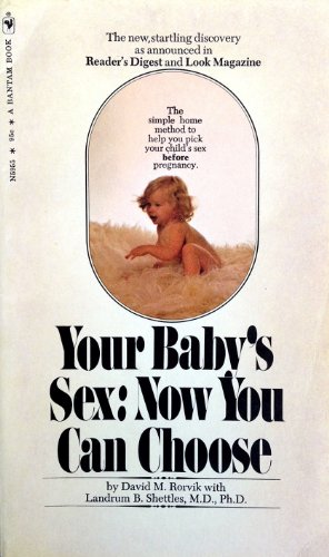 9780553103359: Your Baby's Sex: Now You Can Choose