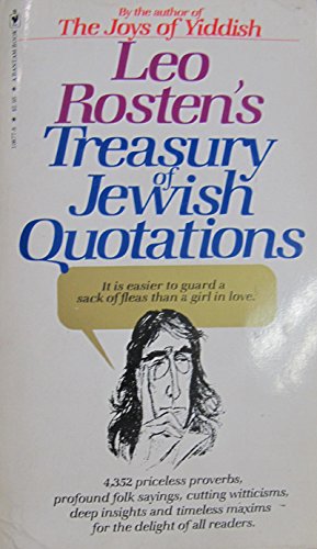 Beispielbild fr Treasury of Jewish Quotations zum Verkauf von Wonder Book