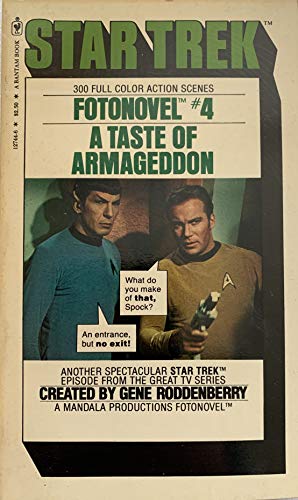 Stock image for A Taste of Armageddon (Star Trek Fotonovel, No. 4) for sale by ThriftBooks-Atlanta