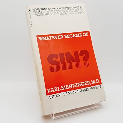 Stock image for Whatever Became of Sin? for sale by Better World Books: West