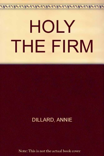 9780553123883: HOLY THE FIRM