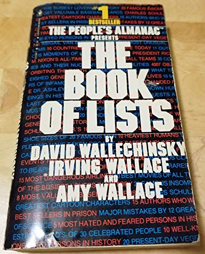 Imagen de archivo de The Book of Lists a la venta por ThriftBooks-Dallas