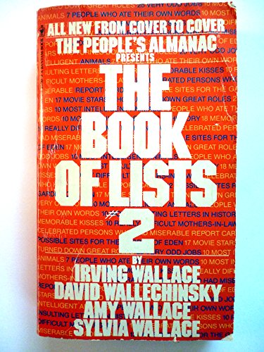 Stock image for The People's Almanac Presents the Book of Lists No. 2 for sale by Library House Internet Sales