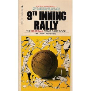 Imagen de archivo de 9th inning rally: The baseball trivia game book a la venta por Wonder Book