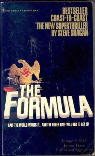 Imagen de archivo de The Formula a la venta por Gulf Coast Books