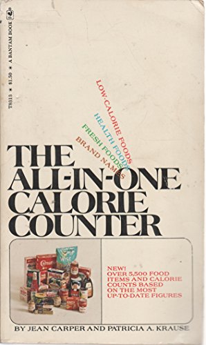 Imagen de archivo de The All-in-one Calorie Counter a la venta por HPB-Diamond