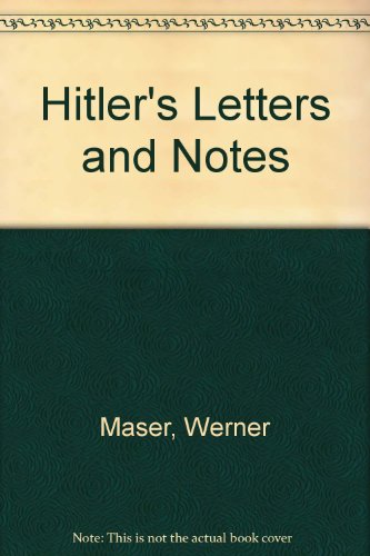 9780553140828: Hitler's Letters and Notes