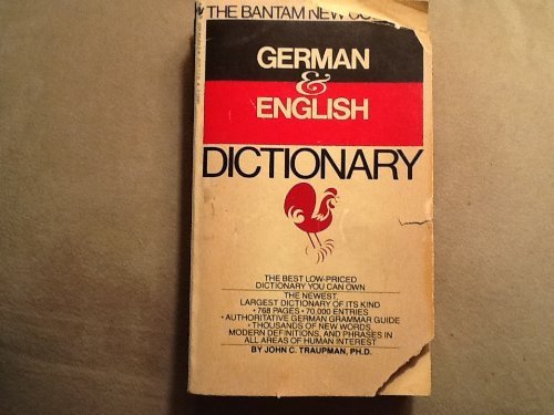 Beispielbild fr Bantam New College German and English Dictionary (Canadians / Robert E. Wall) zum Verkauf von HPB Inc.