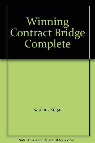 Beispielbild fr Winning Contract Bridge Complete zum Verkauf von ThriftBooks-Dallas