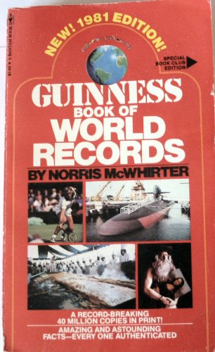 Imagen de archivo de Guinness Book of World Records 1981 a la venta por Gulf Coast Books