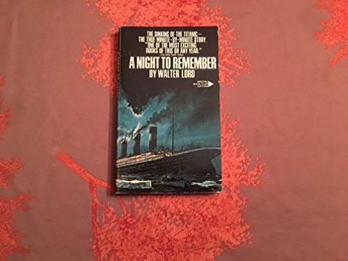 Stock image for A Night to Remember for sale by Weller Book Works, A.B.A.A.