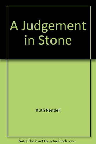 Imagen de archivo de A Judgement in Stone a la venta por Better World Books