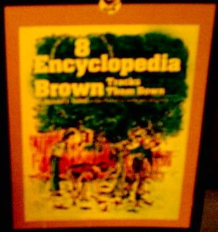 Beispielbild fr Encyclopedia Brown Tracks Them Down (Encyclopedia Brown, 8) zum Verkauf von Wonder Book