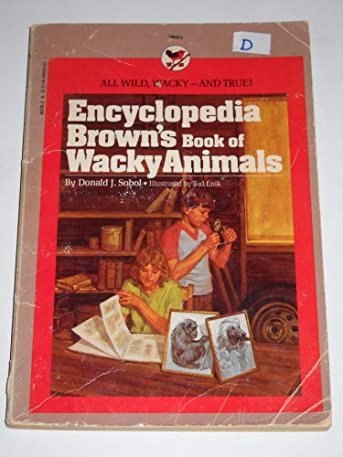 Stock image for Encyclopedia Brown's Book of Wacky Animals for sale by Wizard Books