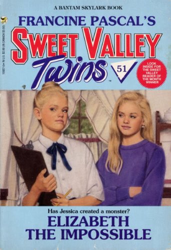 Stock image for ELIZABETH THE IMPOSSIBLE (Sweet Valley Twins) for sale by Wonder Book