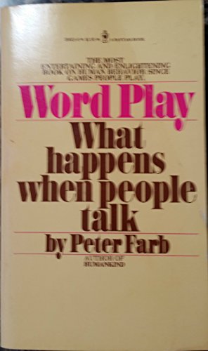 Beispielbild für Word Play zum Verkauf von Better World Books