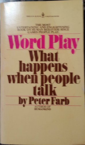 Imagen de archivo de Word Play a la venta por Better World Books