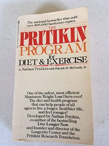 Pritikin Program/Diet/Exercise (9780553201345) by Pritikin, Nathan