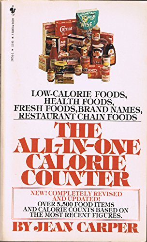Beispielbild fr The All-in-One Calorie Counter zum Verkauf von Better World Books