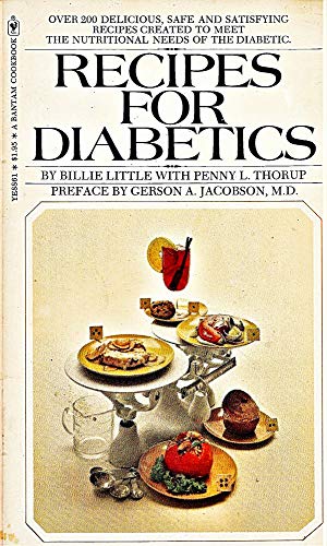 Beispielbild fr Recipes For Diabetics zum Verkauf von Wonder Book