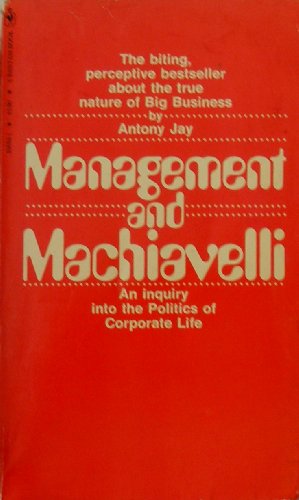 Beispielbild fr Management and Machiavelli zum Verkauf von Better World Books