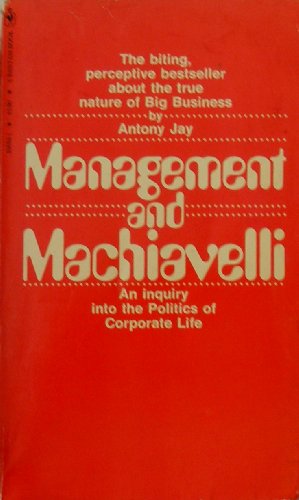 Stock image for Management and Machiavelli for sale by Better World Books